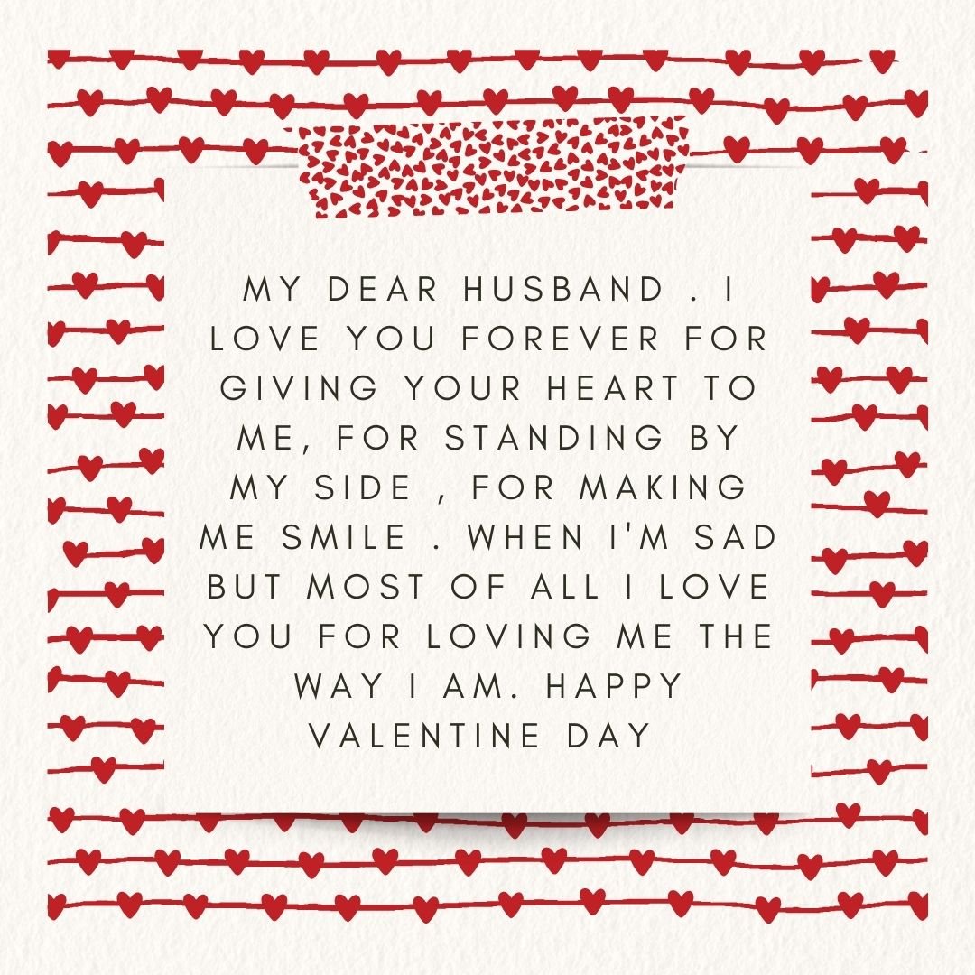 valentines day wishes for husband 