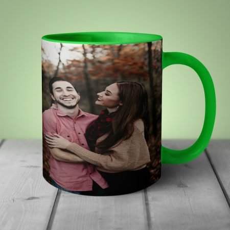 Green inner Photo Mug